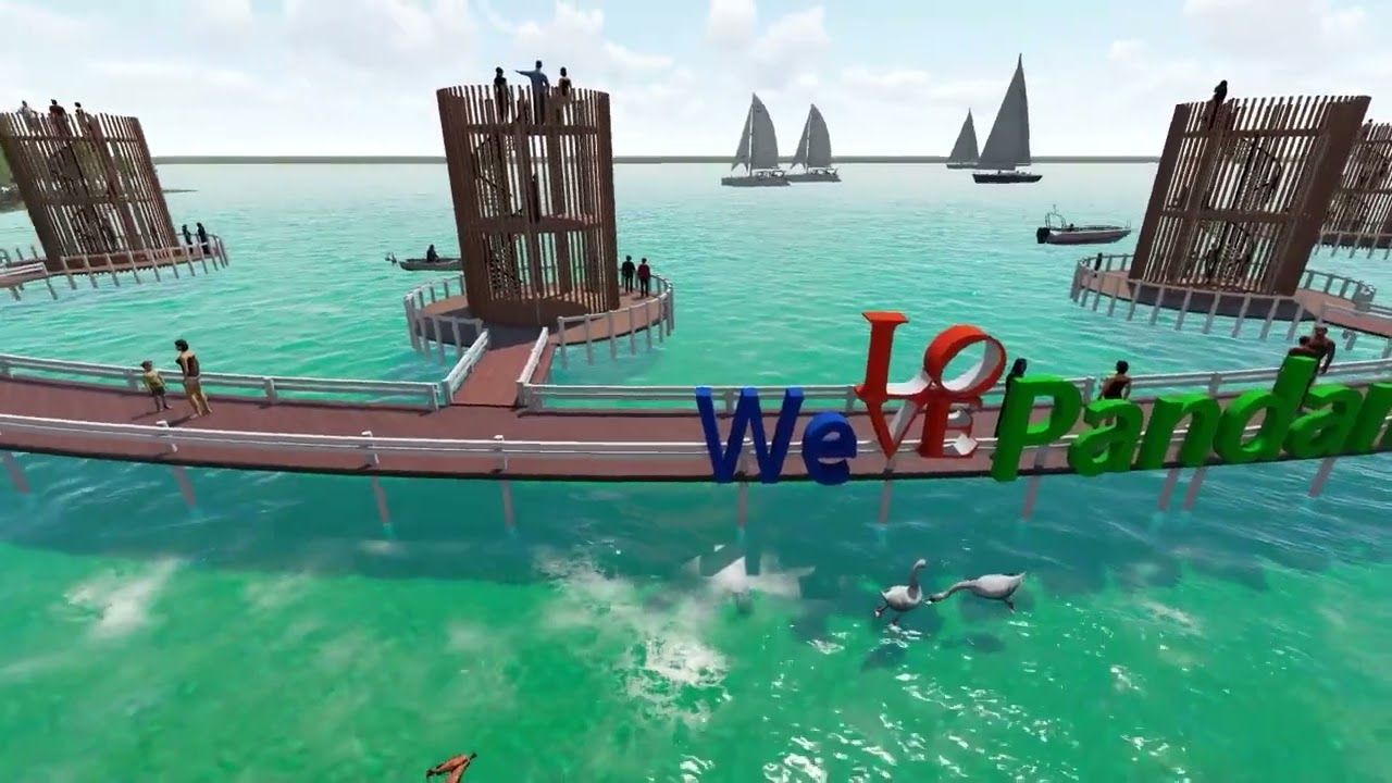 Animasi Desain Pengembangan Mangrove Pandansari Brebes